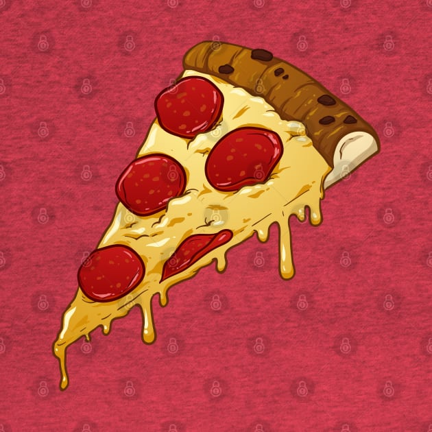 Pepperoni pizza slice by memoangeles